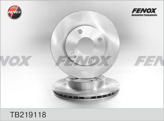 Fenox TB219118 - Гальмівний диск avtolavka.club