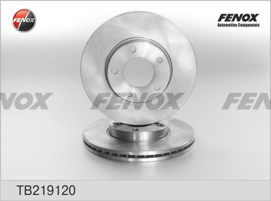 Fenox TB219120 - Гальмівний диск avtolavka.club