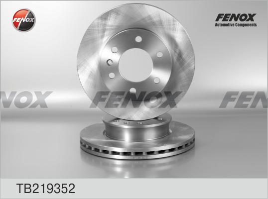 Fenox TB219352 - Гальмівний диск avtolavka.club