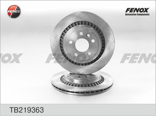 Fenox TB219363 - Гальмівний диск avtolavka.club