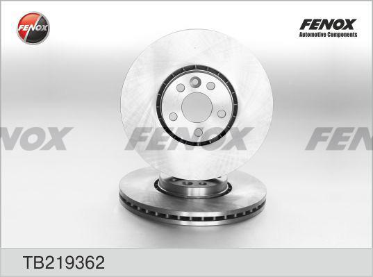 Fenox TB219362 - Гальмівний диск avtolavka.club