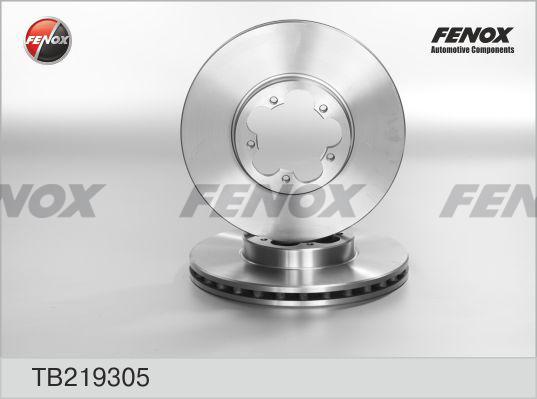 Fenox TB219305 - Гальмівний диск avtolavka.club