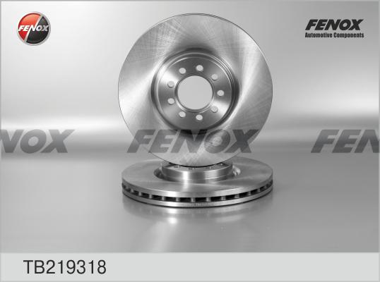 Fenox TB219318 - Гальмівний диск avtolavka.club