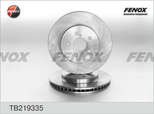 Fenox TB219335 - Гальмівний диск avtolavka.club