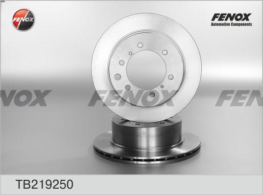 Fenox TB219250 - Гальмівний диск avtolavka.club