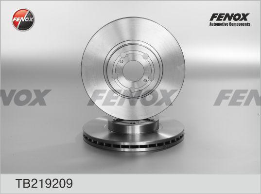 Fenox TB219209 - Гальмівний диск avtolavka.club