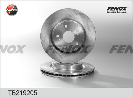 Fenox TB219205 - Гальмівний диск avtolavka.club