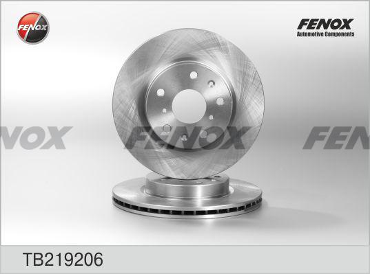 Fenox TB219206 - Гальмівний диск avtolavka.club