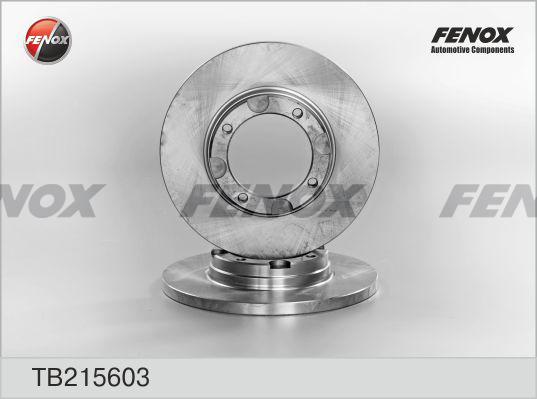 Fenox TB215603 - Гальмівний диск avtolavka.club