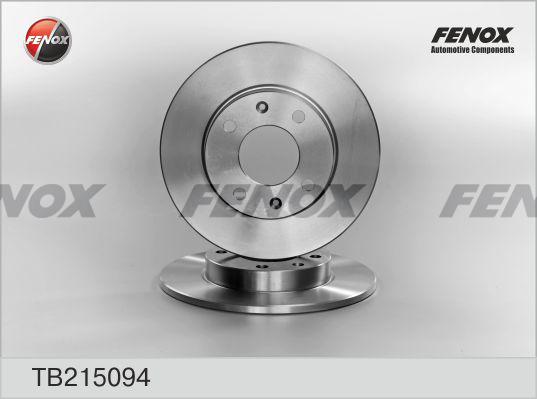 Fenox TB215094 - Гальмівний диск avtolavka.club