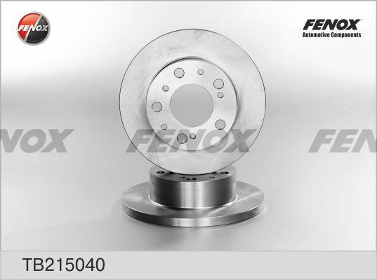 Fenox TB215040 - Гальмівний диск avtolavka.club