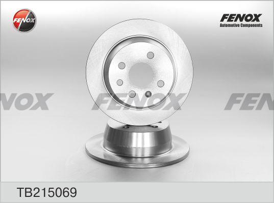 Fenox TB215069 - Гальмівний диск avtolavka.club