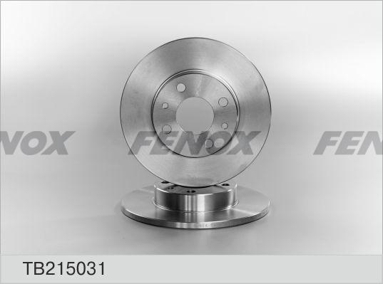 Fenox TB215031 - Гальмівний диск avtolavka.club