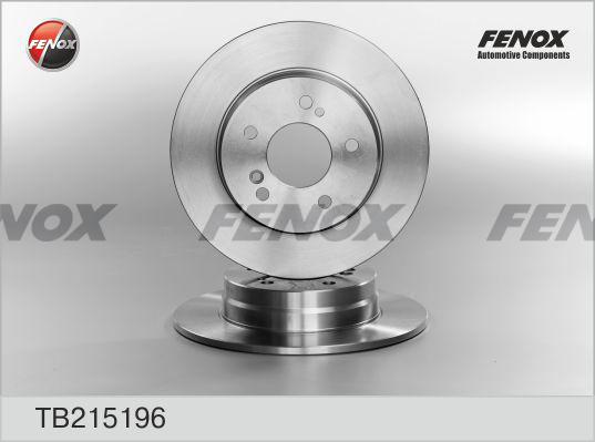 Fenox TB215196 - Гальмівний диск avtolavka.club