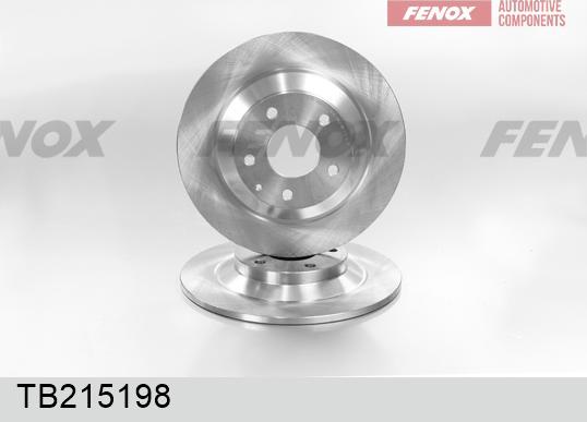 Fenox TB215198 - Гальмівний диск avtolavka.club