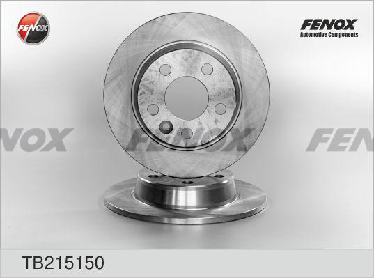 Fenox TB215150 - Гальмівний диск avtolavka.club