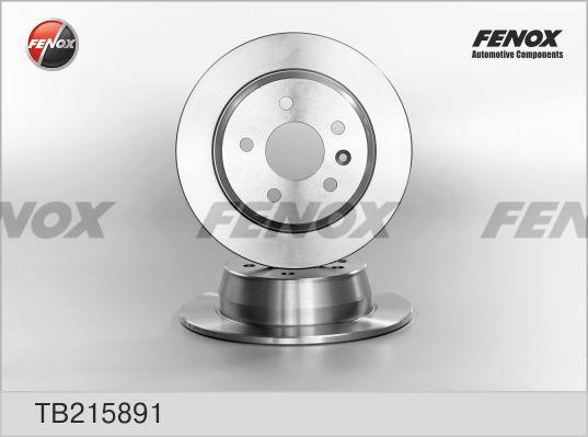 Fenox TB215891 - Гальмівний диск avtolavka.club