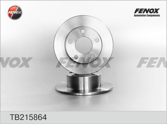 Fenox TB215864 - Гальмівний диск avtolavka.club