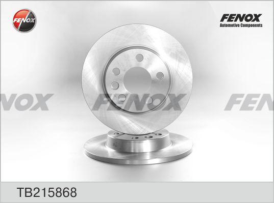 Fenox TB215868 - Гальмівний диск avtolavka.club