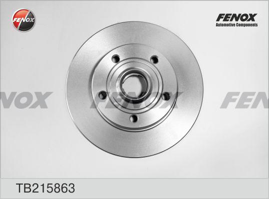 Fenox TB215863 - Гальмівний диск avtolavka.club