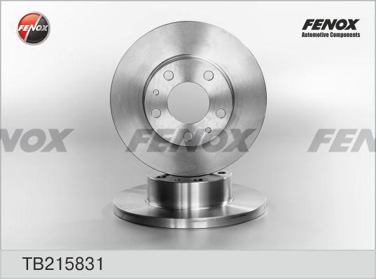 Fenox TB215831 - Гальмівний диск avtolavka.club