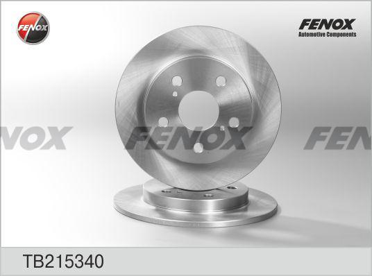 Fenox TB215340 - Гальмівний диск avtolavka.club