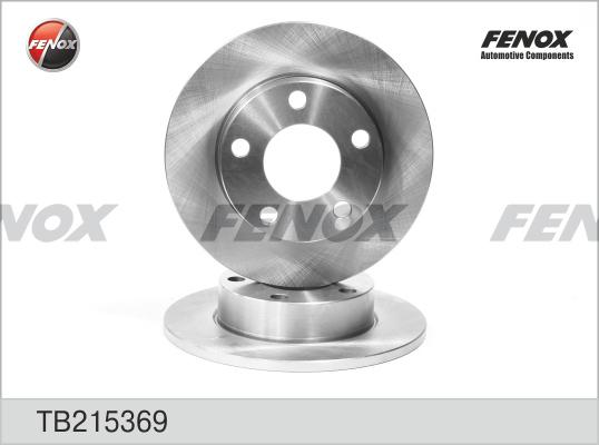 Fenox TB215369 - Гальмівний диск avtolavka.club