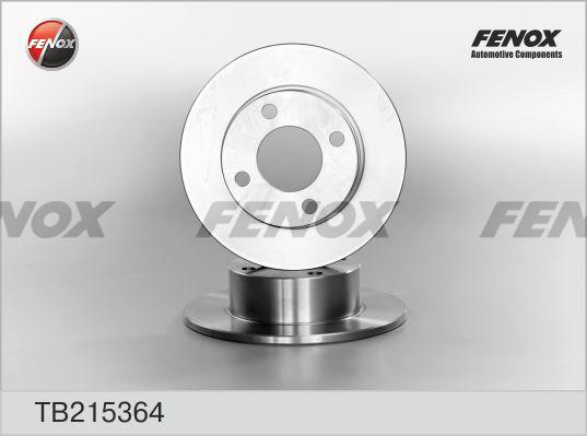 Fenox TB215364 - Гальмівний диск avtolavka.club