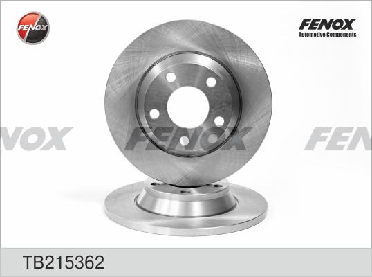 Fenox TB215362 - Гальмівний диск avtolavka.club