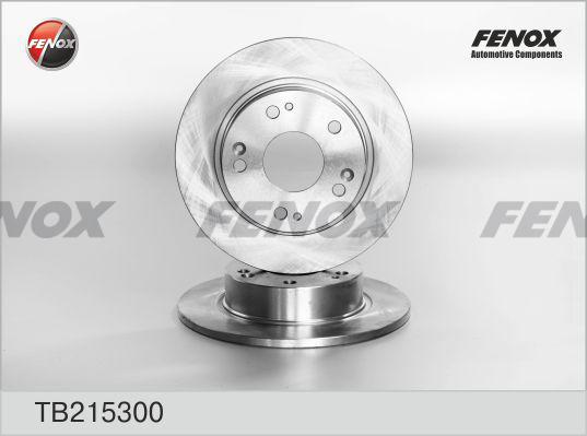 Fenox TB215300 - Гальмівний диск avtolavka.club