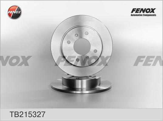 Fenox TB215327 - Гальмівний диск avtolavka.club