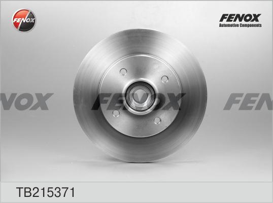 Fenox TB215371 - Гальмівний диск avtolavka.club