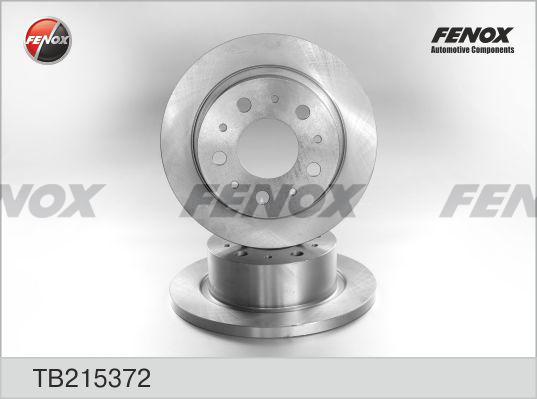 Fenox TB215372 - Гальмівний диск avtolavka.club
