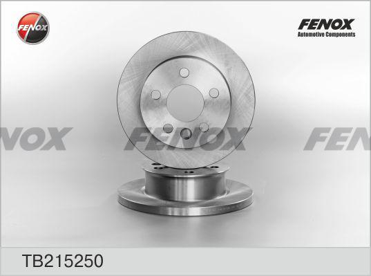 Fenox TB215250 - Гальмівний диск avtolavka.club