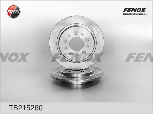 Fenox TB215260 - Гальмівний диск avtolavka.club