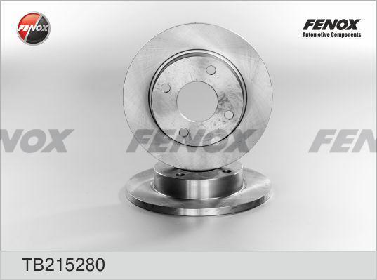 Fenox TB215280 - Гальмівний диск avtolavka.club