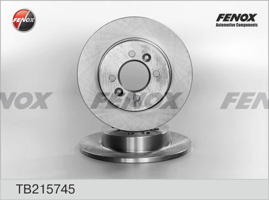 Fenox TB215745 - Гальмівний диск avtolavka.club