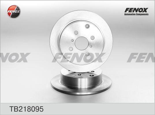 Fenox TB218095 - Гальмівний диск avtolavka.club