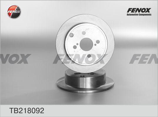 Fenox TB218092 - Гальмівний диск avtolavka.club