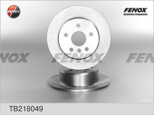 Fenox TB218049 - Гальмівний диск avtolavka.club