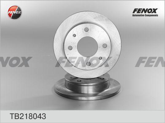 Fenox TB218043 - Гальмівний диск avtolavka.club