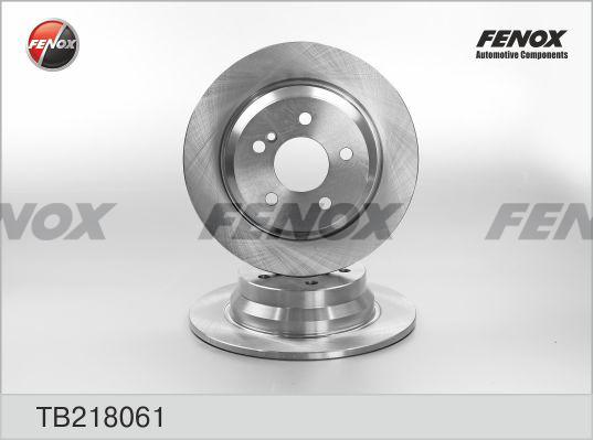 Fenox TB218061 - Гальмівний диск avtolavka.club