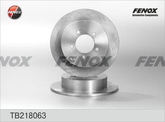 Fenox TB218063 - Гальмівний диск avtolavka.club