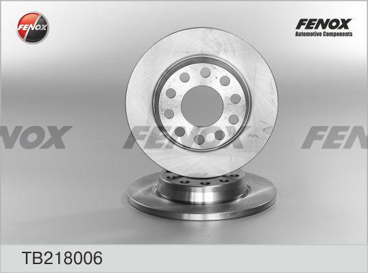 Fenox TB218006 - Гальмівний диск avtolavka.club