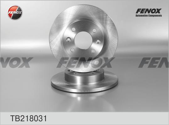 Fenox TB218031 - Гальмівний диск avtolavka.club