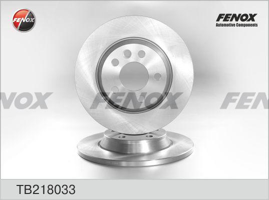 Fenox TB218033 - Гальмівний диск avtolavka.club