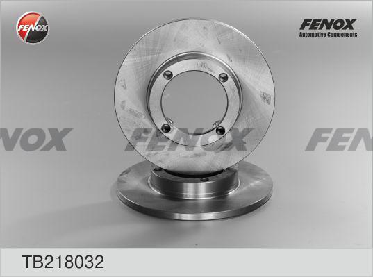 Fenox TB218032 - Гальмівний диск avtolavka.club