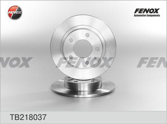 Fenox TB218037 - Гальмівний диск avtolavka.club