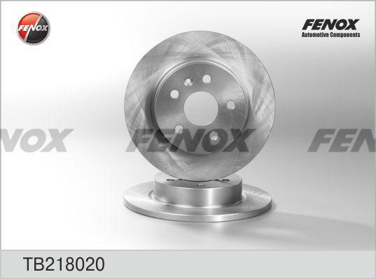 Fenox TB218020 - Гальмівний диск avtolavka.club