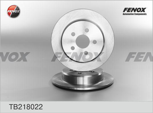 Fenox TB218022 - Гальмівний диск avtolavka.club